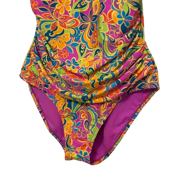 NWT Ellen Tracy One Piece Swimsuit - Picture 4 of 11